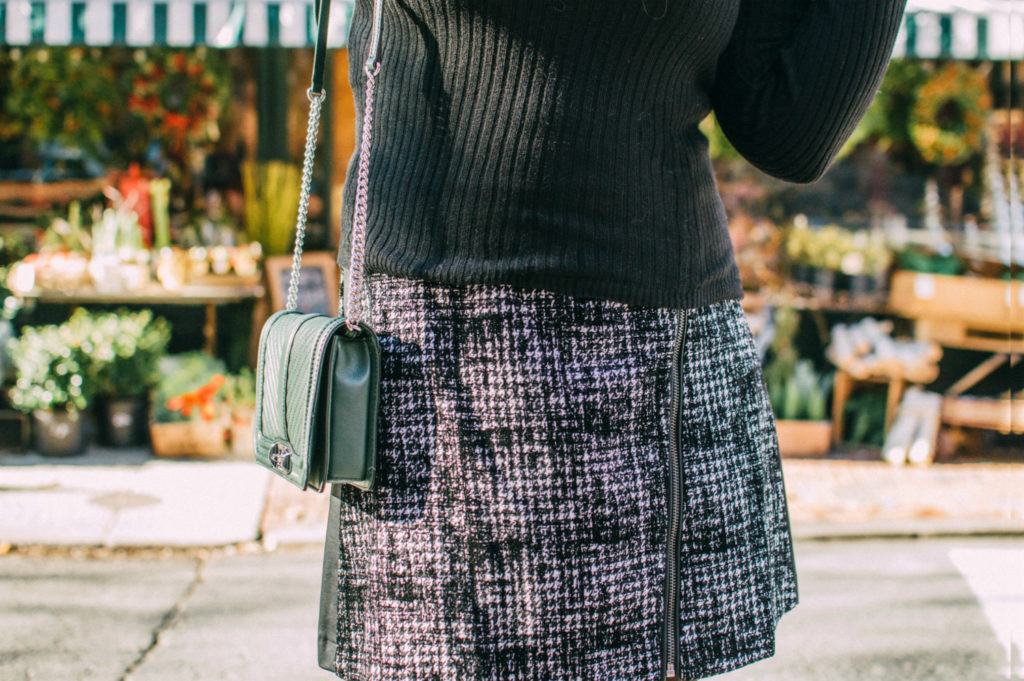 Outfit Details at a Beacon Hill Flower Shop