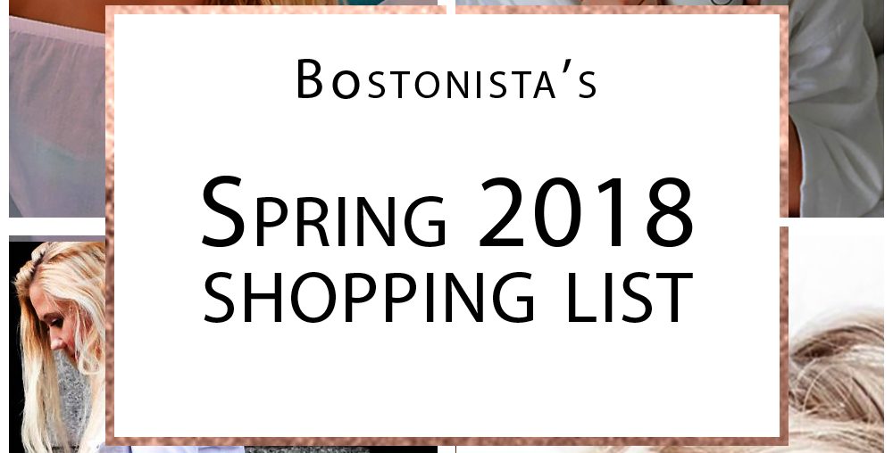 spring style shopping list